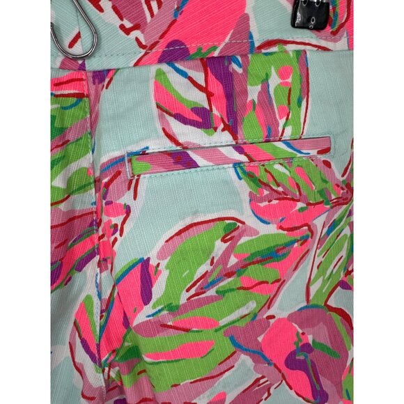 Lilly Pulitzer The Buttercup Short Multicolor Floral Scalloped Hem Size 2 - Picture 5 of 11